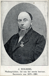 107178 Portret van J. Wolbers, geboren 1819, lid van de Provinciale Staten van Utrecht (1885-1889), overleden 1924. ...